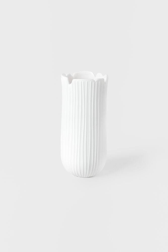 Vase "Poppy" Weiß