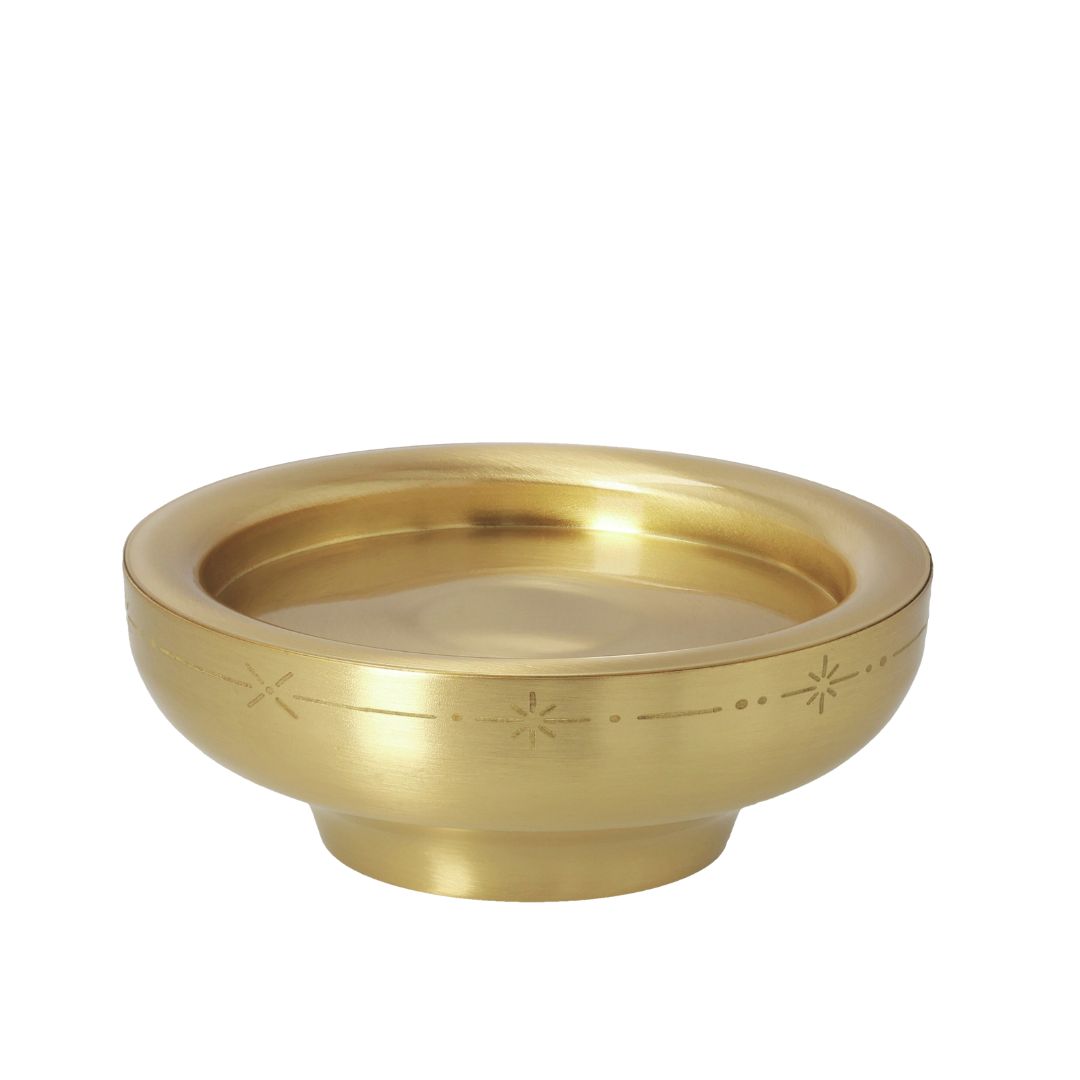 Schüssel, Gold, Messing, dekorativ, graviert