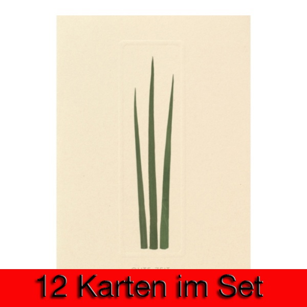 gross_61672-blumenkarte_915062LjPxXkOQEXDbe Blumenrahmenkarte "Gute Zeit" 12er Set