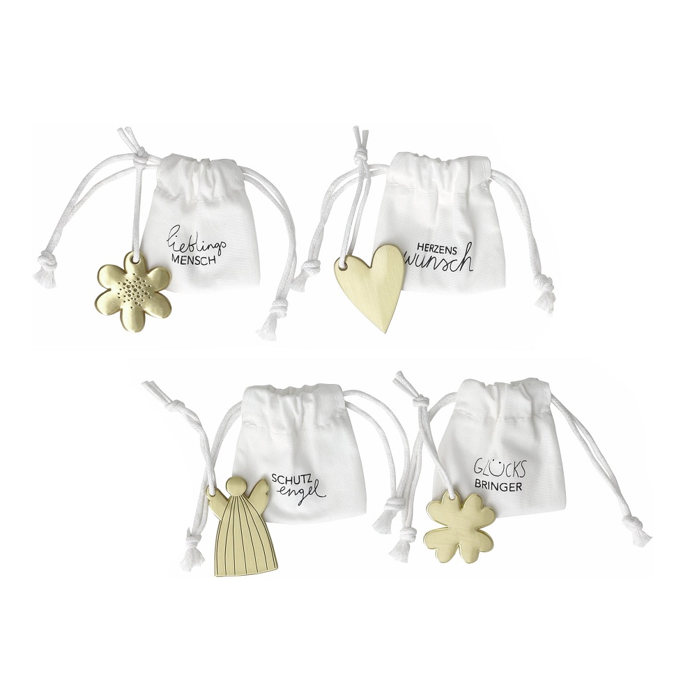 Kleine Glücksbringer 4er Set Tasche