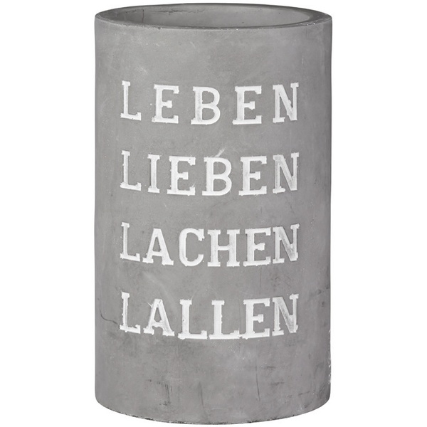 gross_12693_767526YrLhKO4rd7h0D Vino Beton Weinkühler "Leben Lieben Lachen Lallen"
