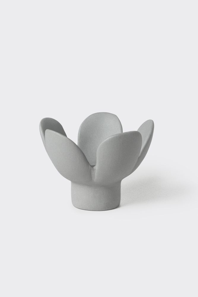 Kerzenhalter Blume grau Bekleidung, Hut, Cowboy-Hut