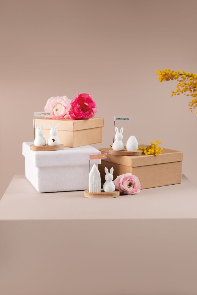 Hase aus Porzellan Ostern