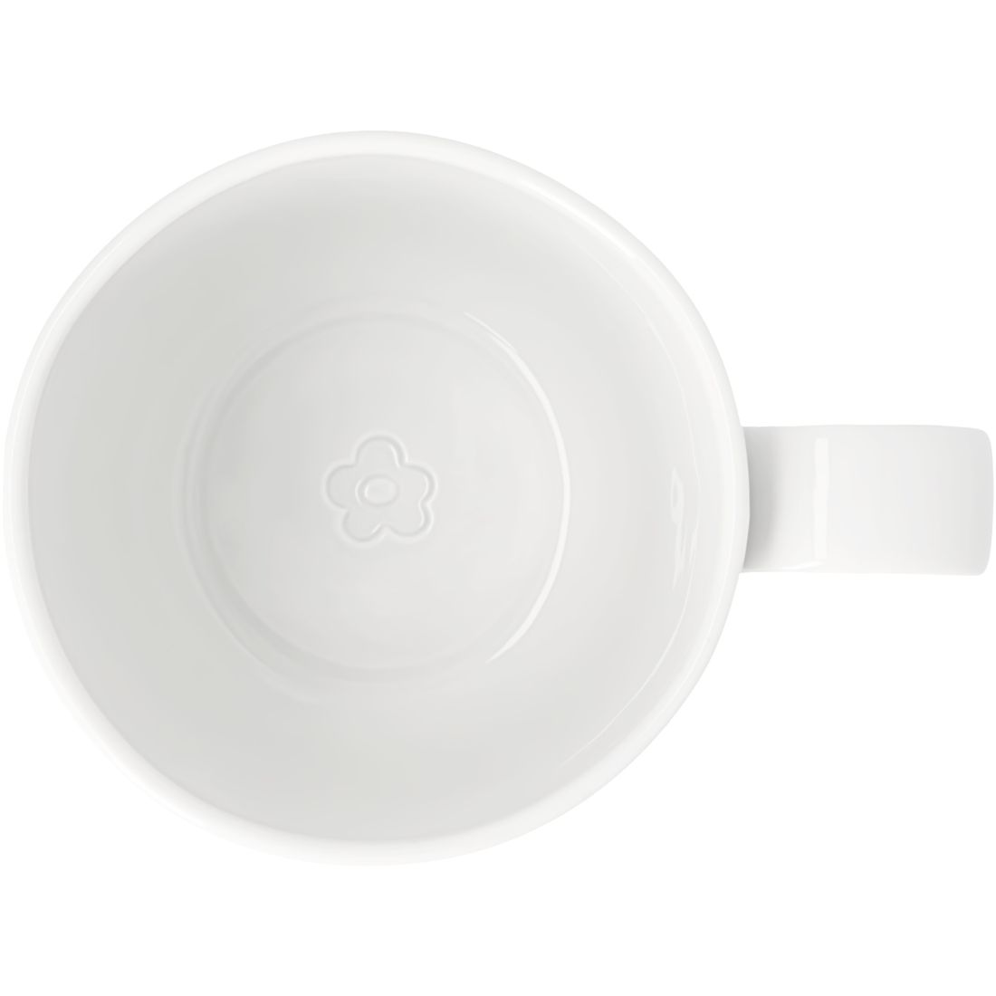 Tasse, Becher, Weiß, Keramiktasse, ohne Muster