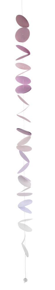 16676_result Dekokette 125 cm Kreis Oblique, mauve