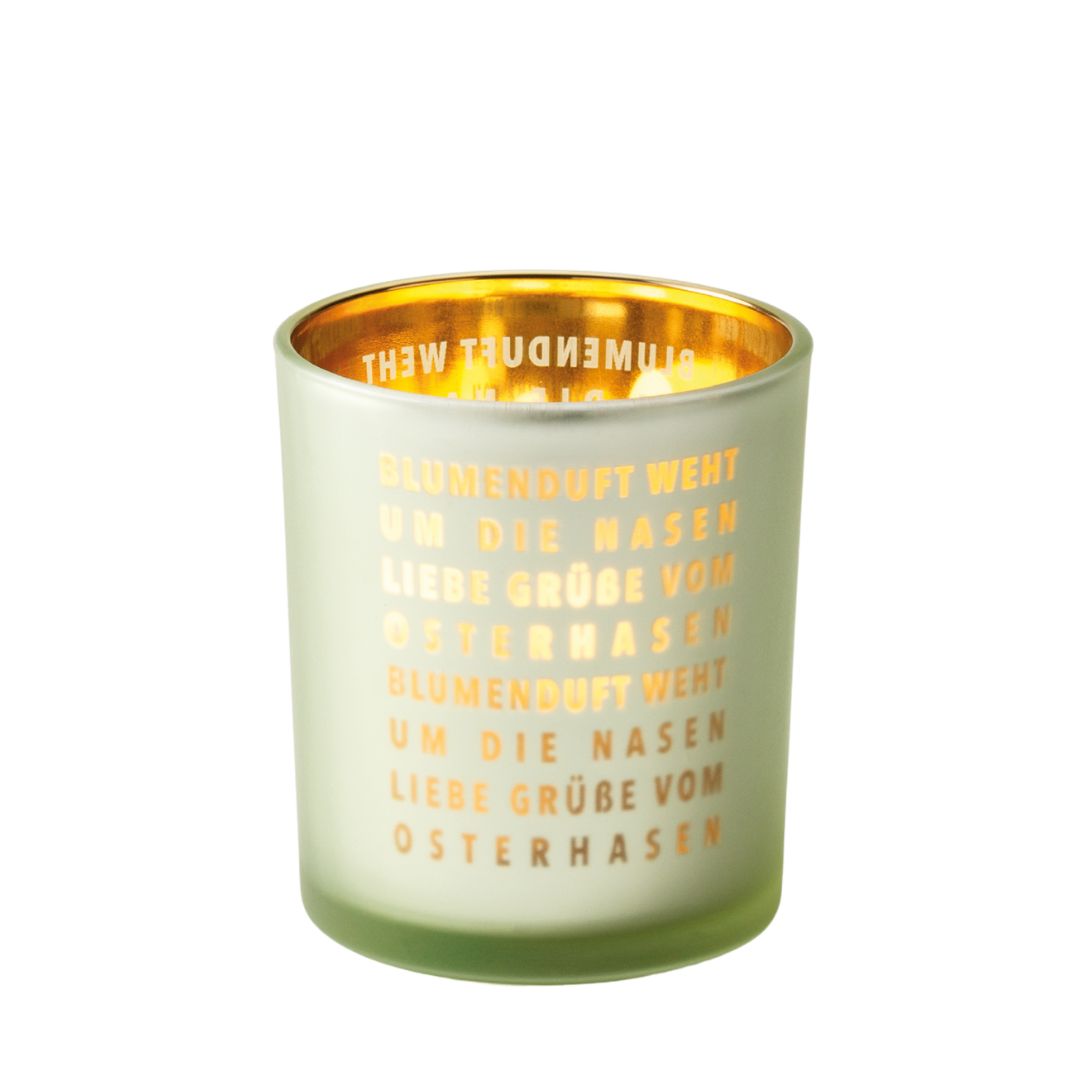 kerzenhalter, glas, grün, gemustert, golden interior