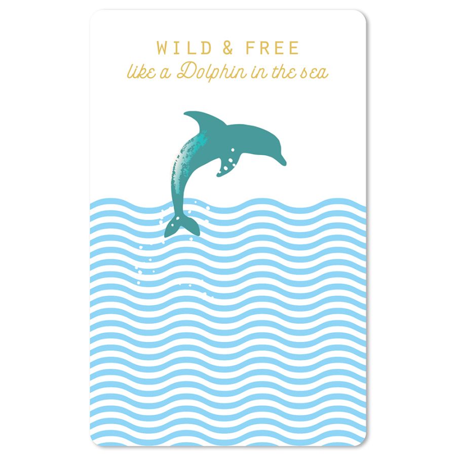 Lunacard Postkarte "Dolphin"