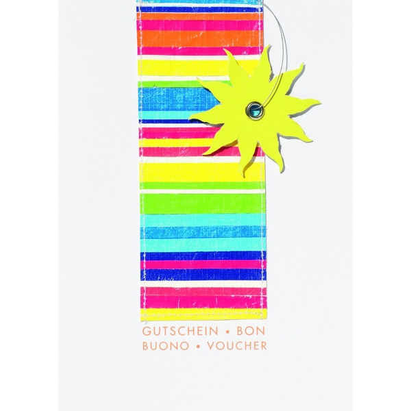 Fancy Summer Karte - "Gutschein"