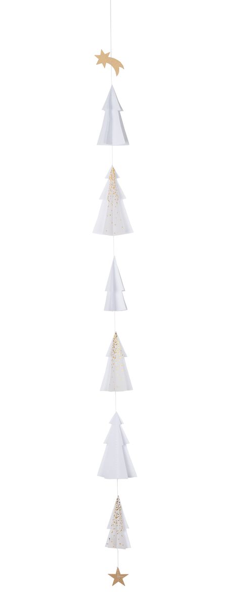 Tannenkette "Schneeflocken" 76 cm Tannenkette "Schneeflocken" 76 cm