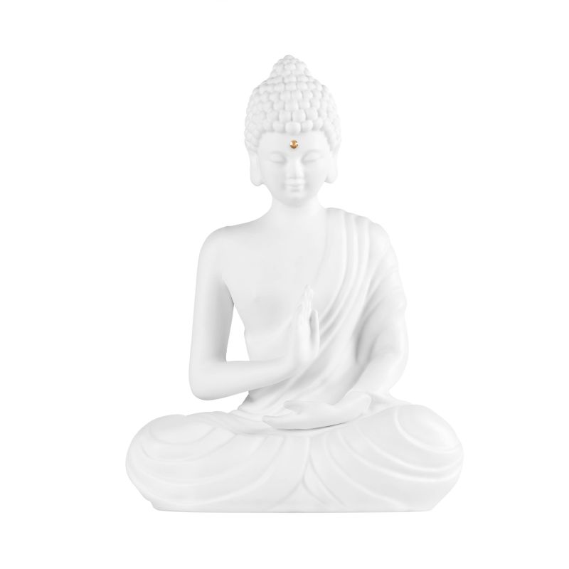 Buddha Figur sitzend groß - Produktionsfehler