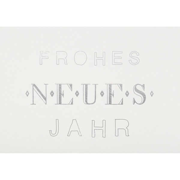 Postkarte "Frohes neues Jahr"