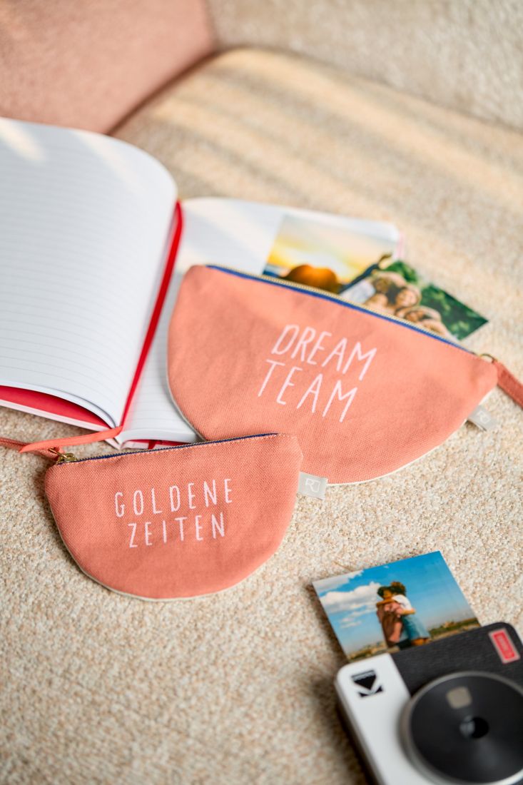 kosmetiktasche, tasche, pink, dream team, goldene zeiten