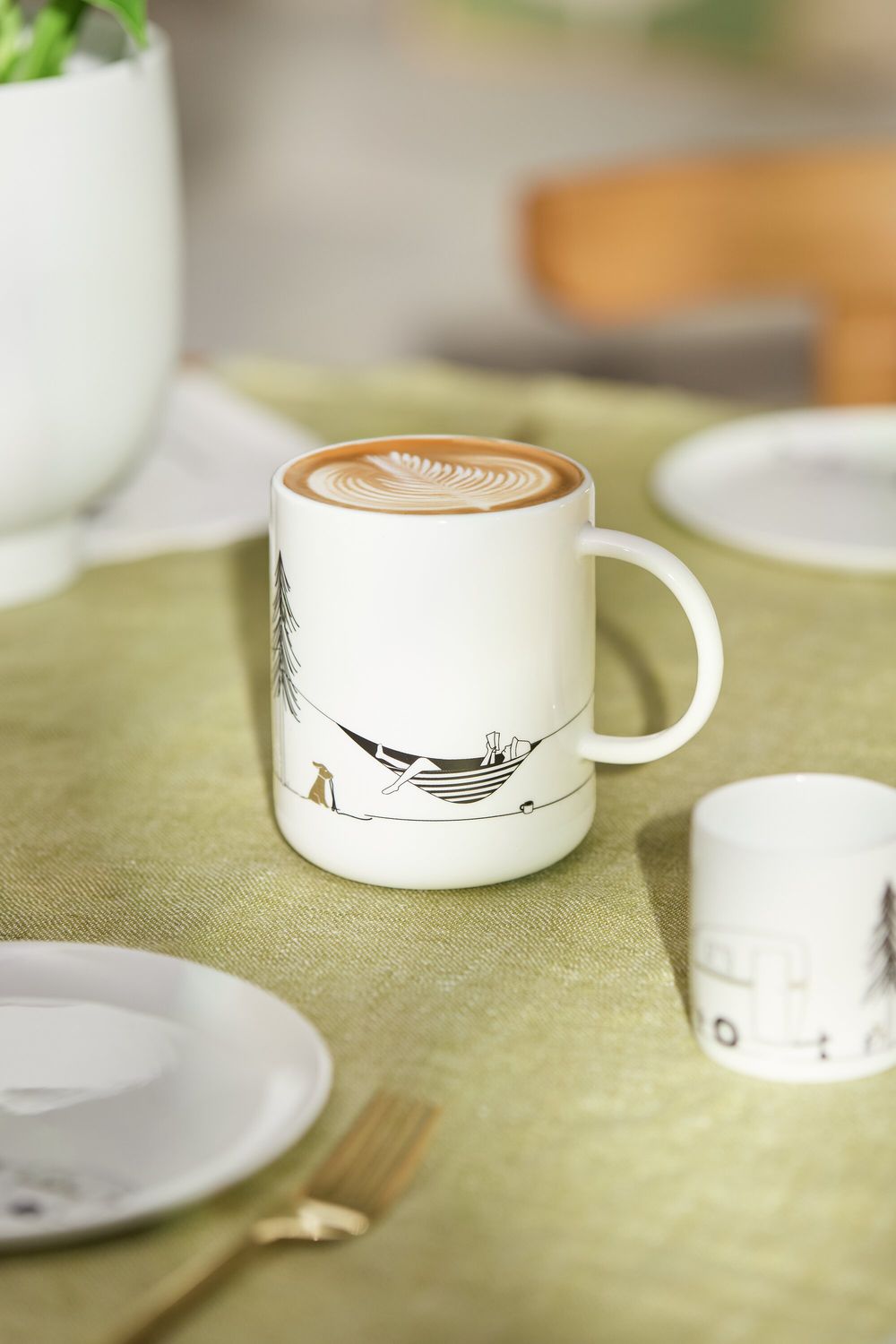 Kaffeebecher, Tasse, Kaffeemotiv, Henkeltasse, Muster