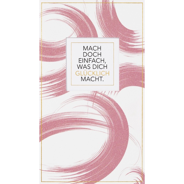 Malerei Karte "Glücklich"