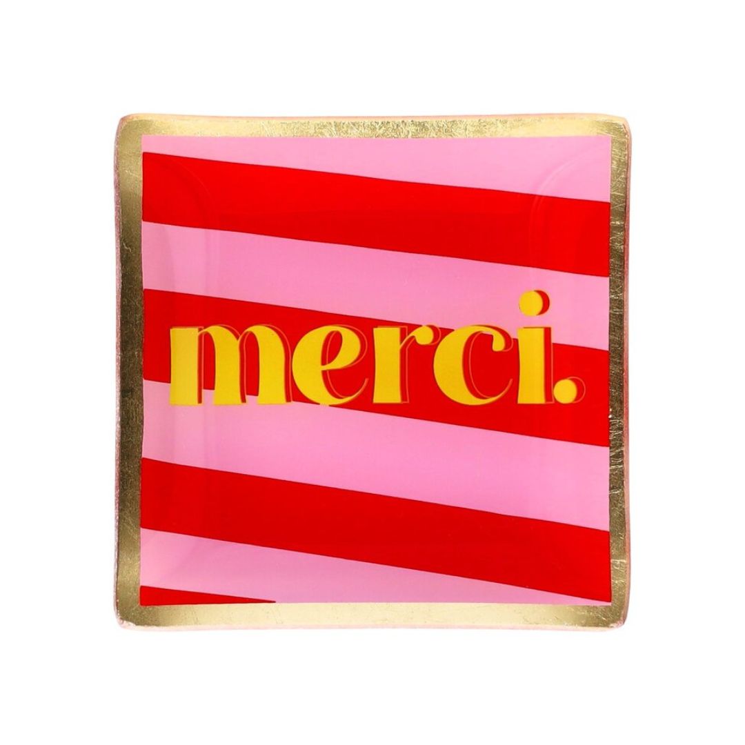 Love Plates, Glasteller "Merci"