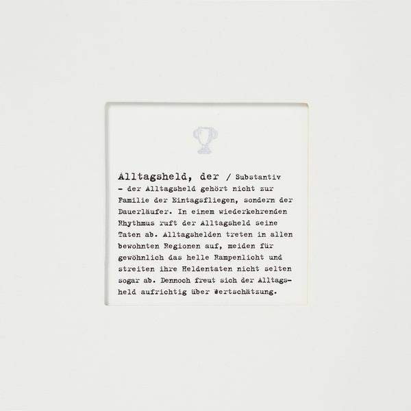 Passepartoutkarte "Alltagsheld"