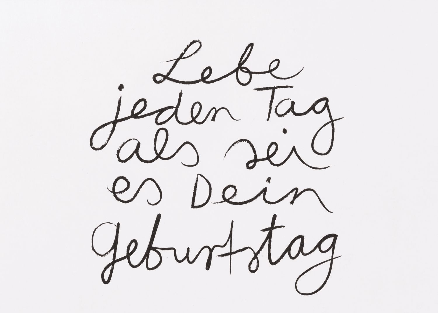 71039_result Karte Geburtstagsstimmung "Lebe jeden Tag als sei"