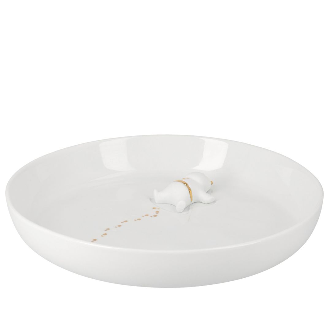 Schale "Santas Schneeengel" Porzellan, Töpferei, Schüssel, Suppenschüssel, Mahlzeit