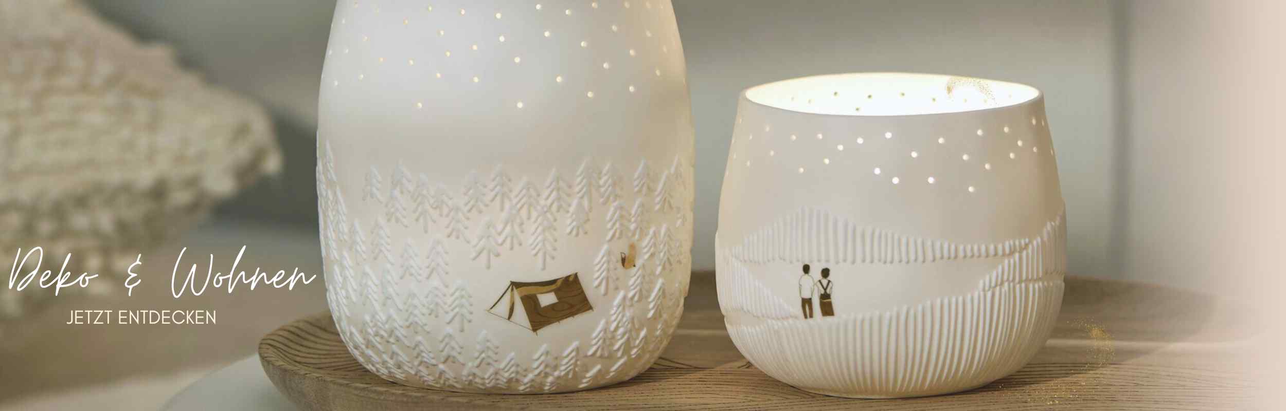 dekor, laterne, keramik, weiß, vase