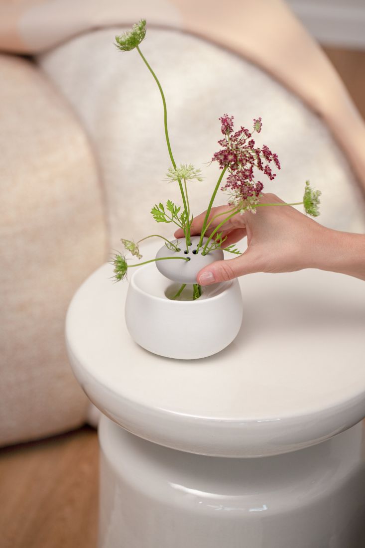räder Blumenschale Naturelemente – Zweiteilige Steinzeug Schale