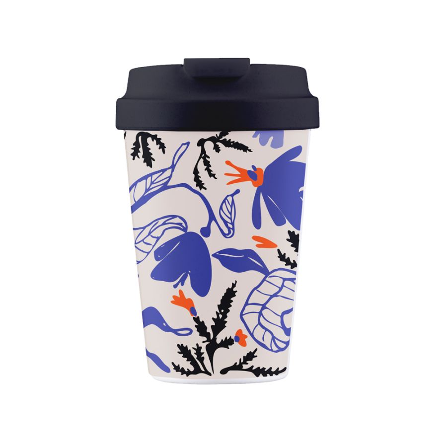 To-Go-Becher Bioloco easy cup "black fern"