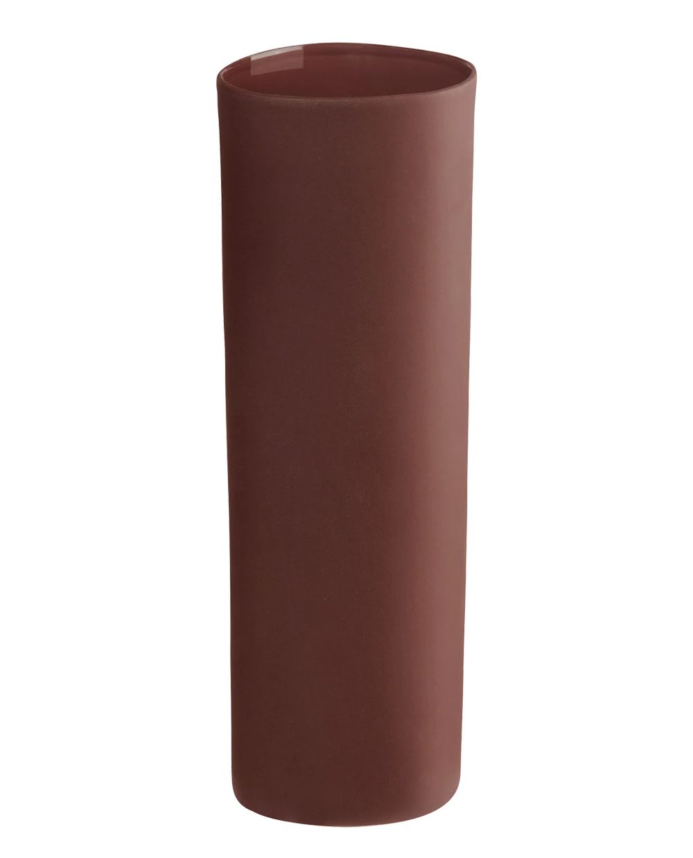 Vase, Wandvase, Keramik, Rustrot, Glasur