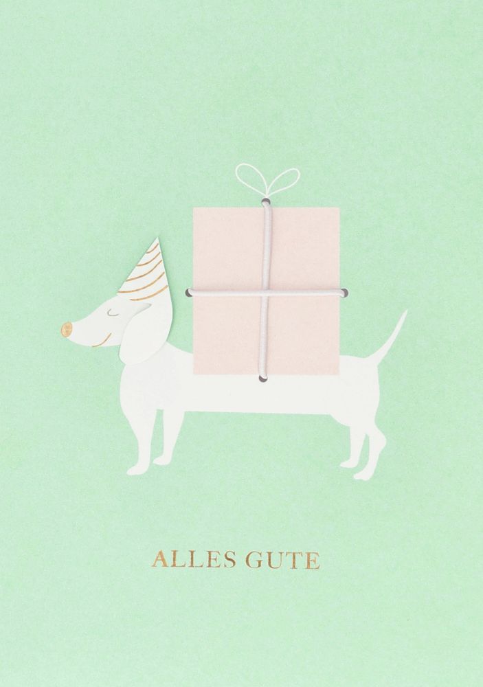 Geldgeschenkkarte "Alles Gute" Briefumschlag, Grußkarte, Post