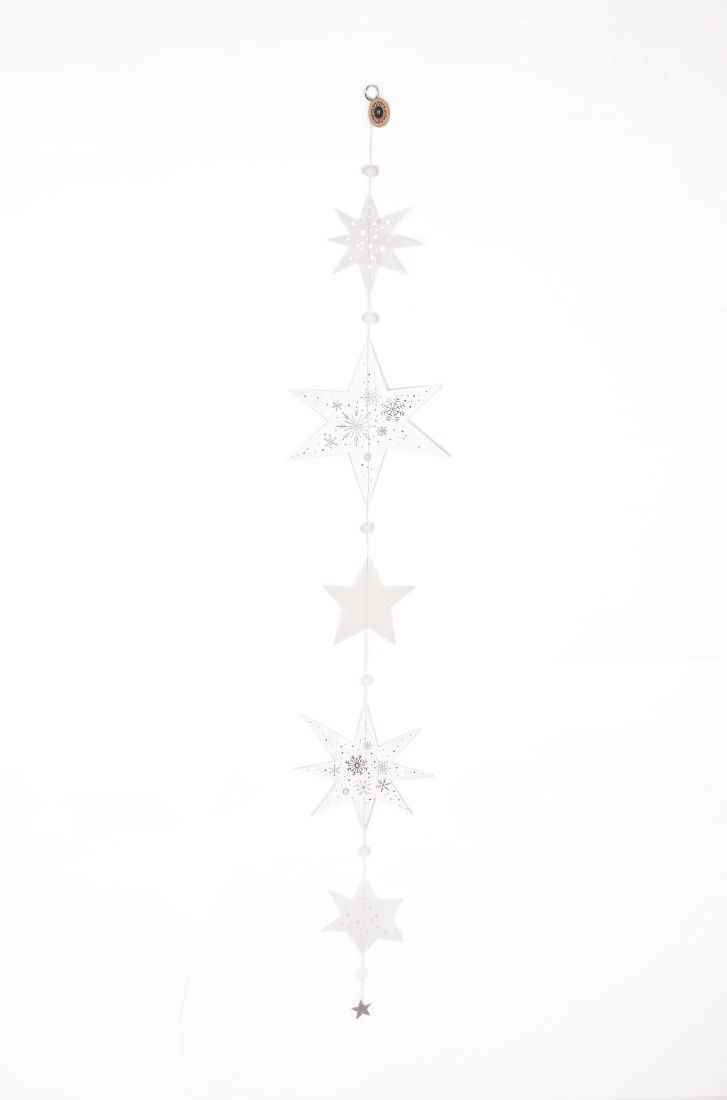 Sternen Dekokette,  Weihnachtsschmuck,  Hängedekoration,  Sternenanhänger,  Winterdeko