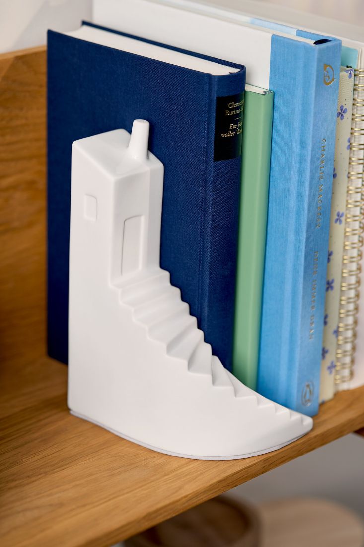 Bücherstütze, Buchstütze, Stifthalter, Bücherregal, Deko-Accessoire