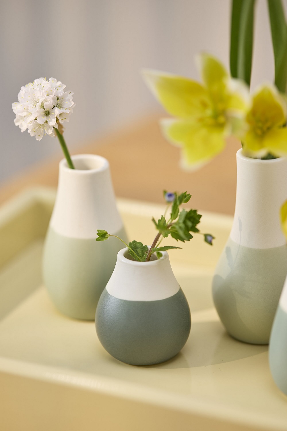 Vasen, Blumenvase, Keramik, Pastell, Mini-Vase