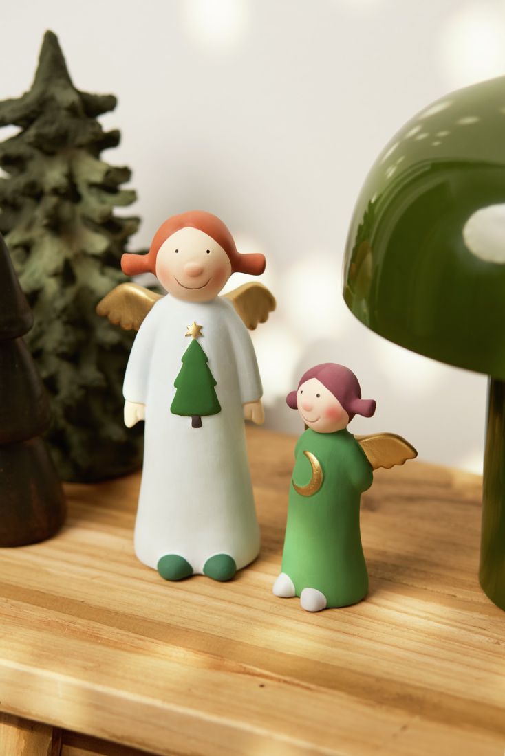 Figuren, Engel, Weihnachten, Holzfiguren, Dekoration