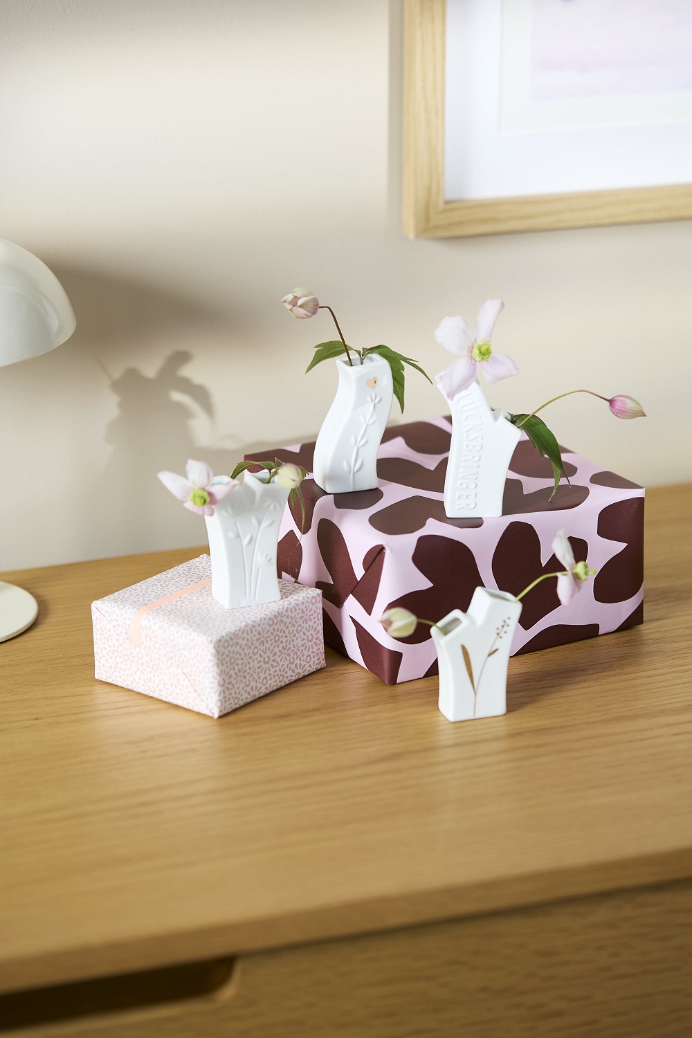 Vase, Blumen, Papierbox, Dekoration, Tappezimmer