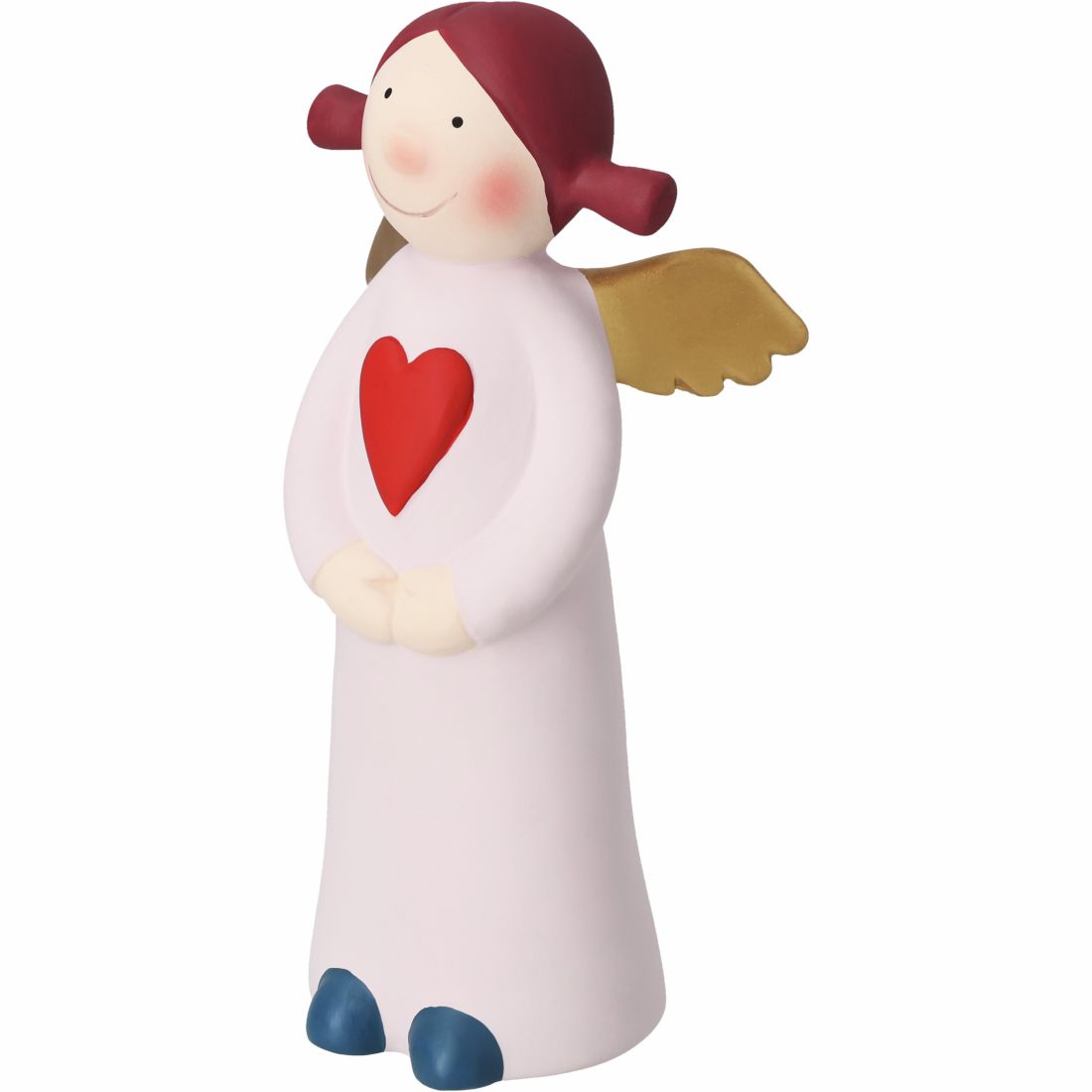 Engel, Herz, Figur, Weiß, Flügel