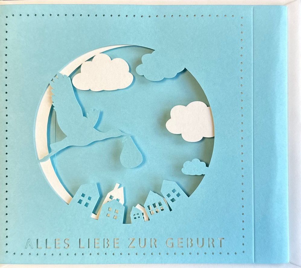 Babykarte "Alles Liebe zur Geburt" Karte zur Geburt