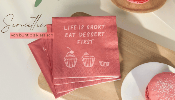 servietten, piekuchen serviette, pink, cupcake, muster