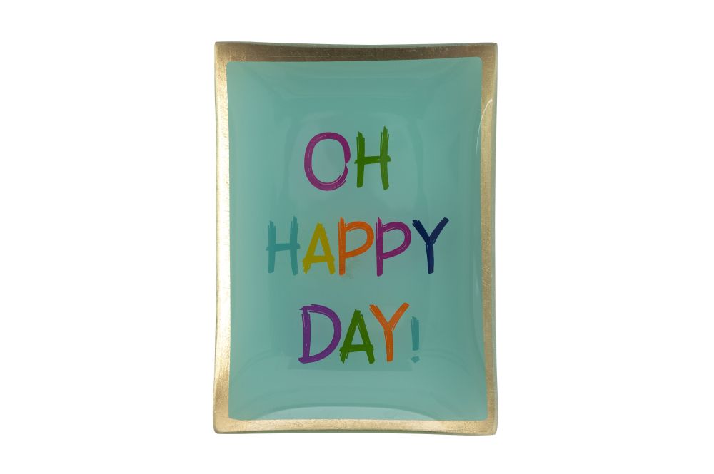 Love Plates, Glasteller "Oh happy day" Love Plates, Glasteller "Oh happy day"