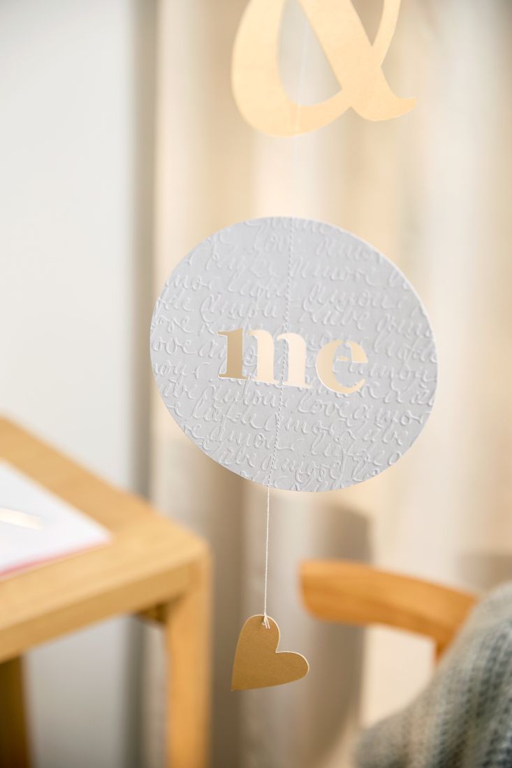 You and me Dekokette mit Herz