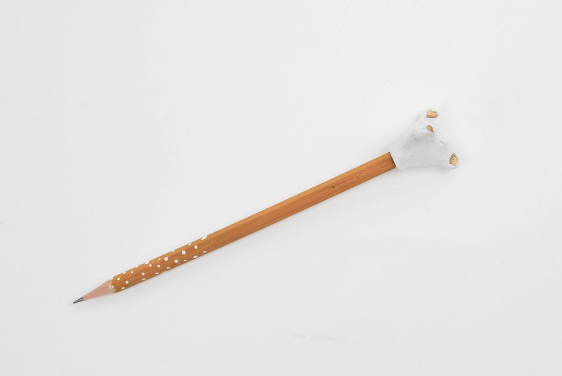 Bleistift, Holz, Weißer Radiergummi, Punkten, Spitzer?, Kunstgriff