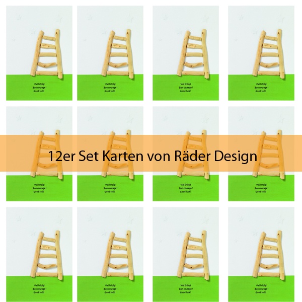 Fundstückekarte - Viel Erfolg! 12er Set