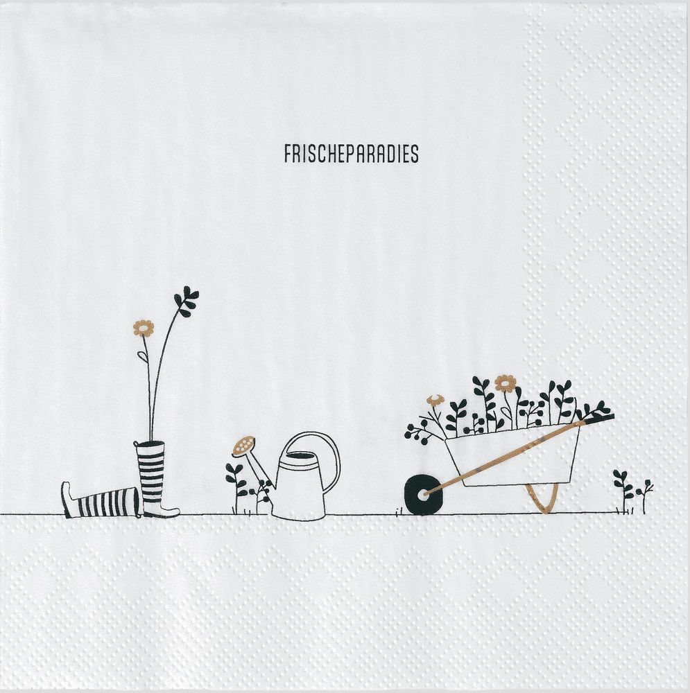 Serviette "Frischeparadies" Pflanze, Pflanze