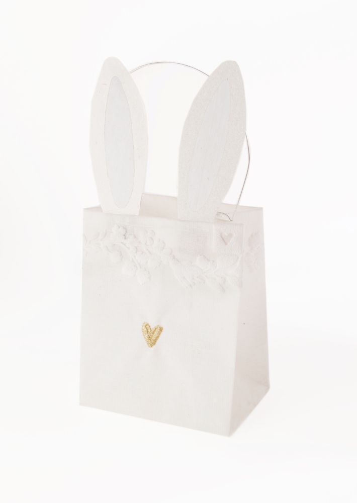 Hasenbeutel "Goldenes Herz" Besteck, Löffel, Tasche
