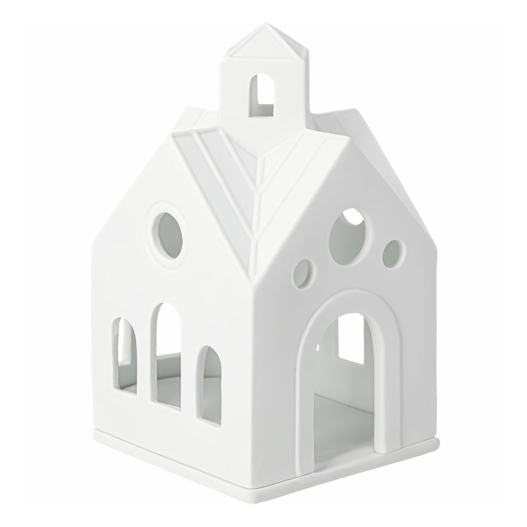 Nahaufnahme der präzisen Fensterausstanzungen und feinen Reliefstrukturen auf dem räder Lichthaus Bergkapelle