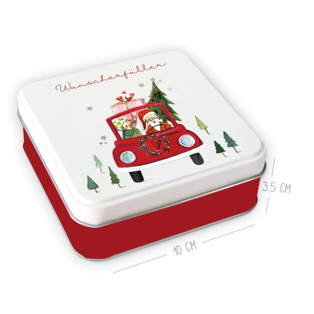 Geschenkdose Weihnachtsauto