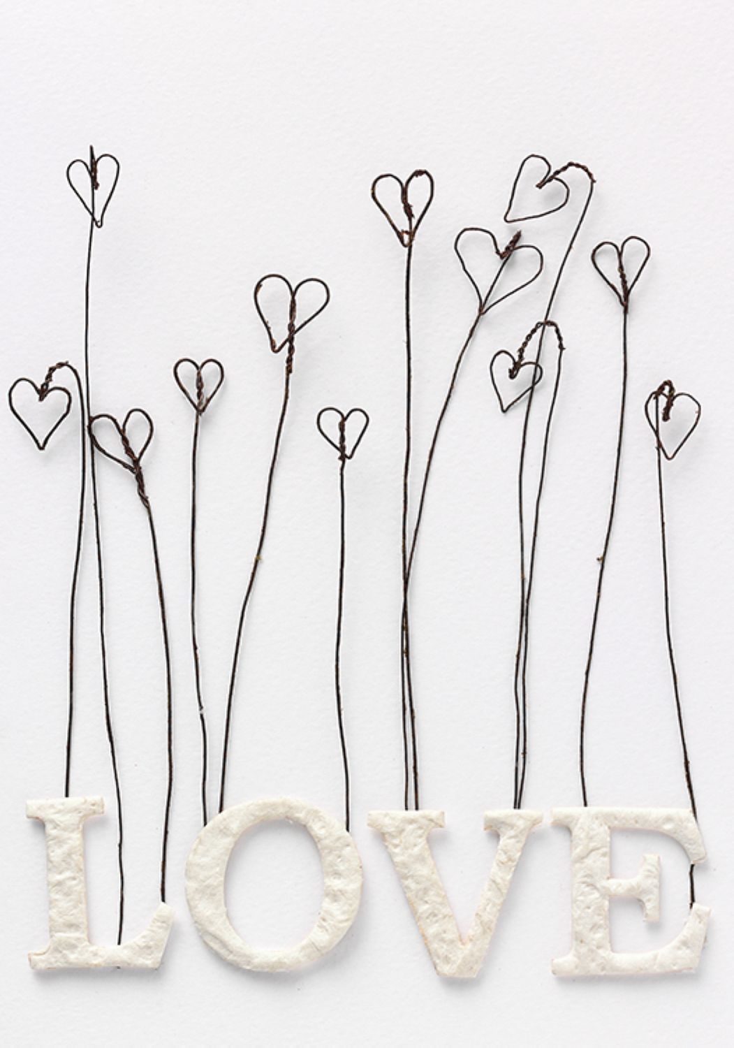 Elemente Karte "Love - Herzen"