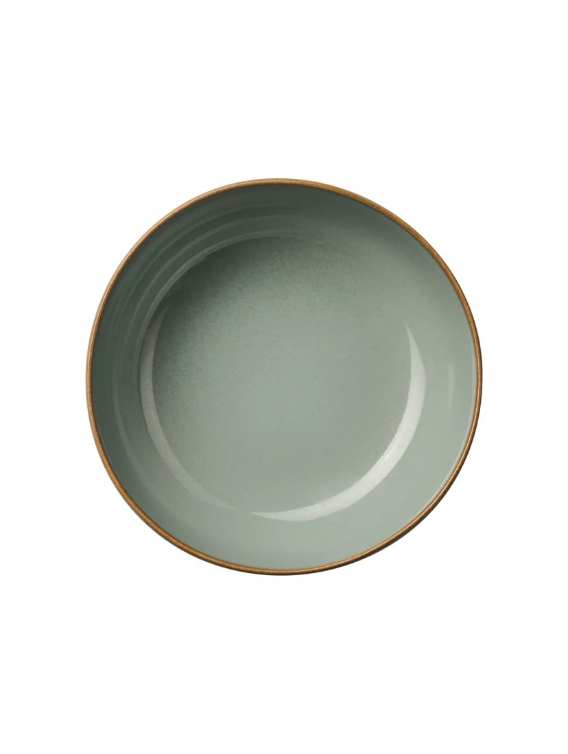Teller, Porzellan, grün, unifarben, kleine Schale