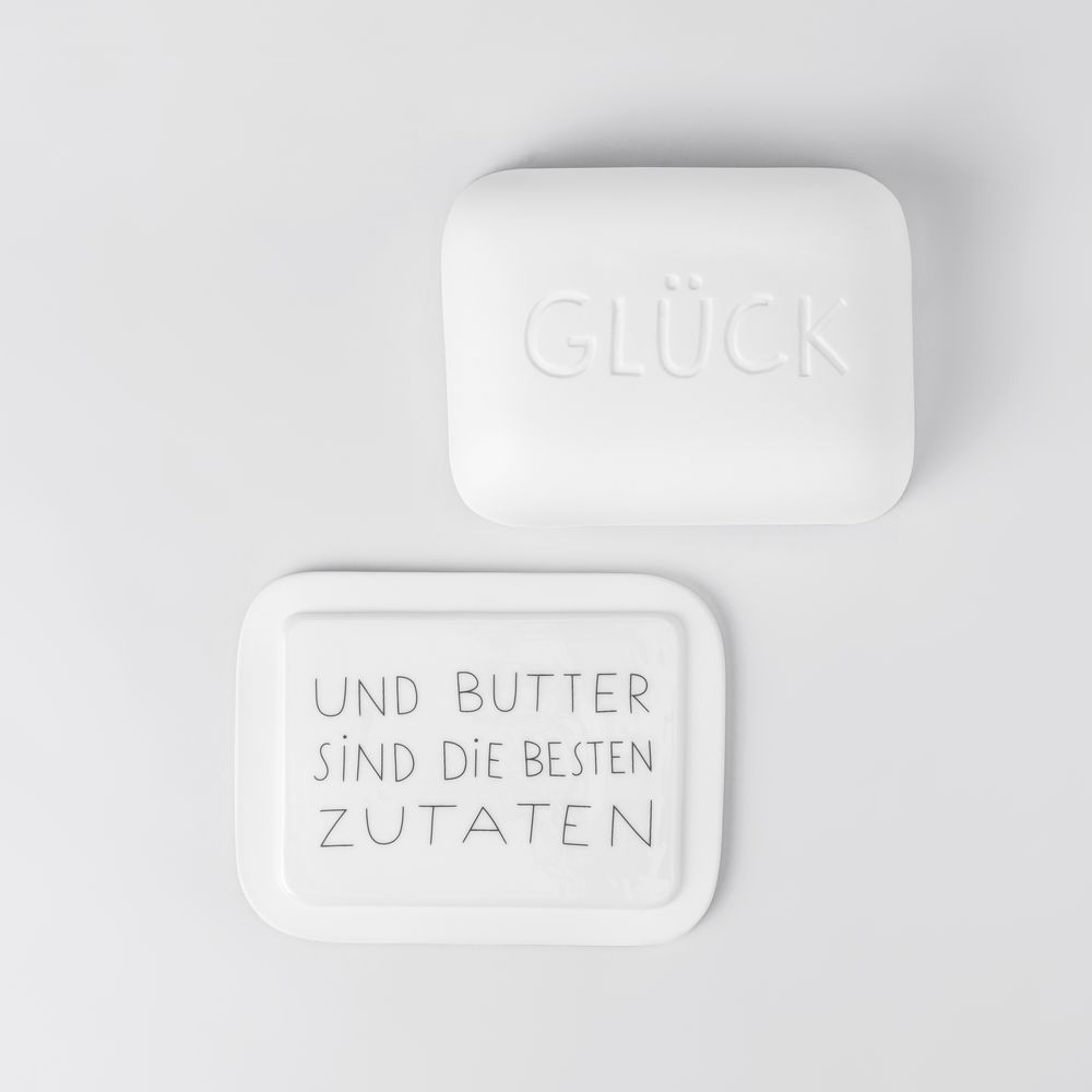 Guten Morgen. Butterdose "Glück" Guten Morgen. Butterdose "Glück"