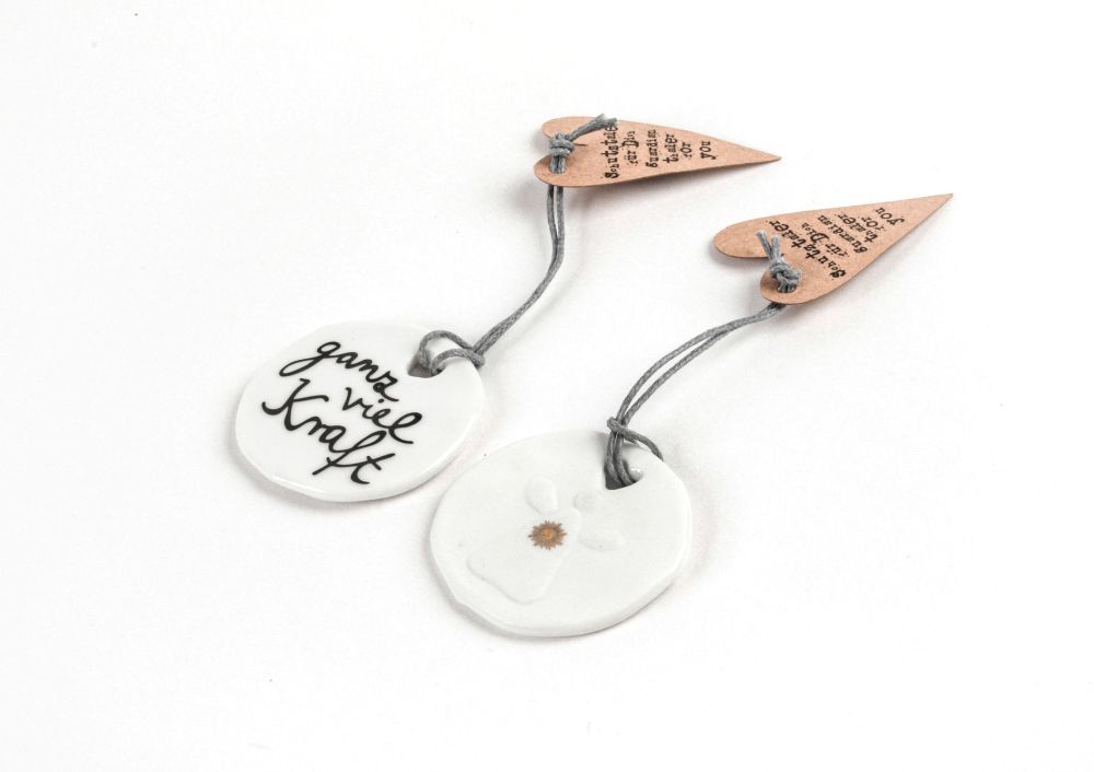 Schutztaler "Ganz viel Kraft" Zubehor, Ohrring, Schmuck