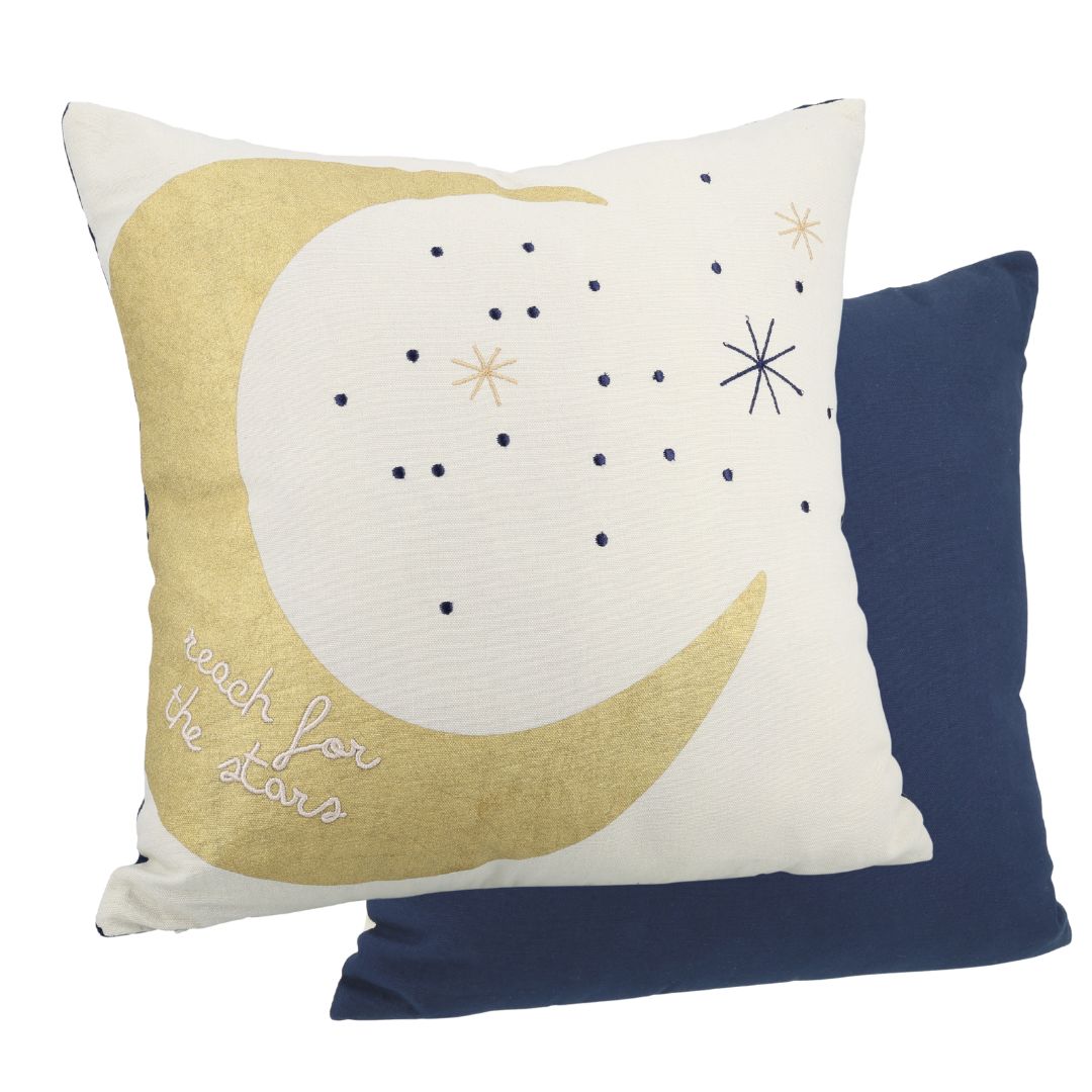 Kissen "Reach for the stars" 45x45 cm Kissen, Dekoration für Zuhause