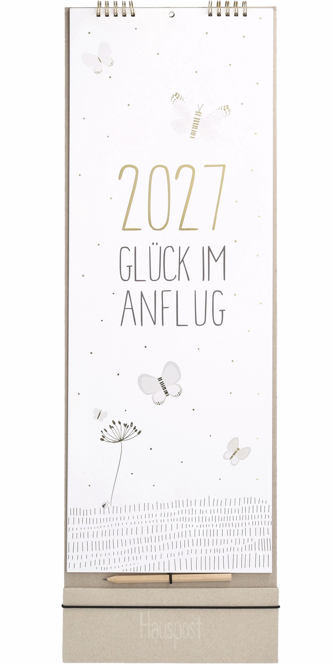kalender, wandkalender, 2017, glück im anflug, deko