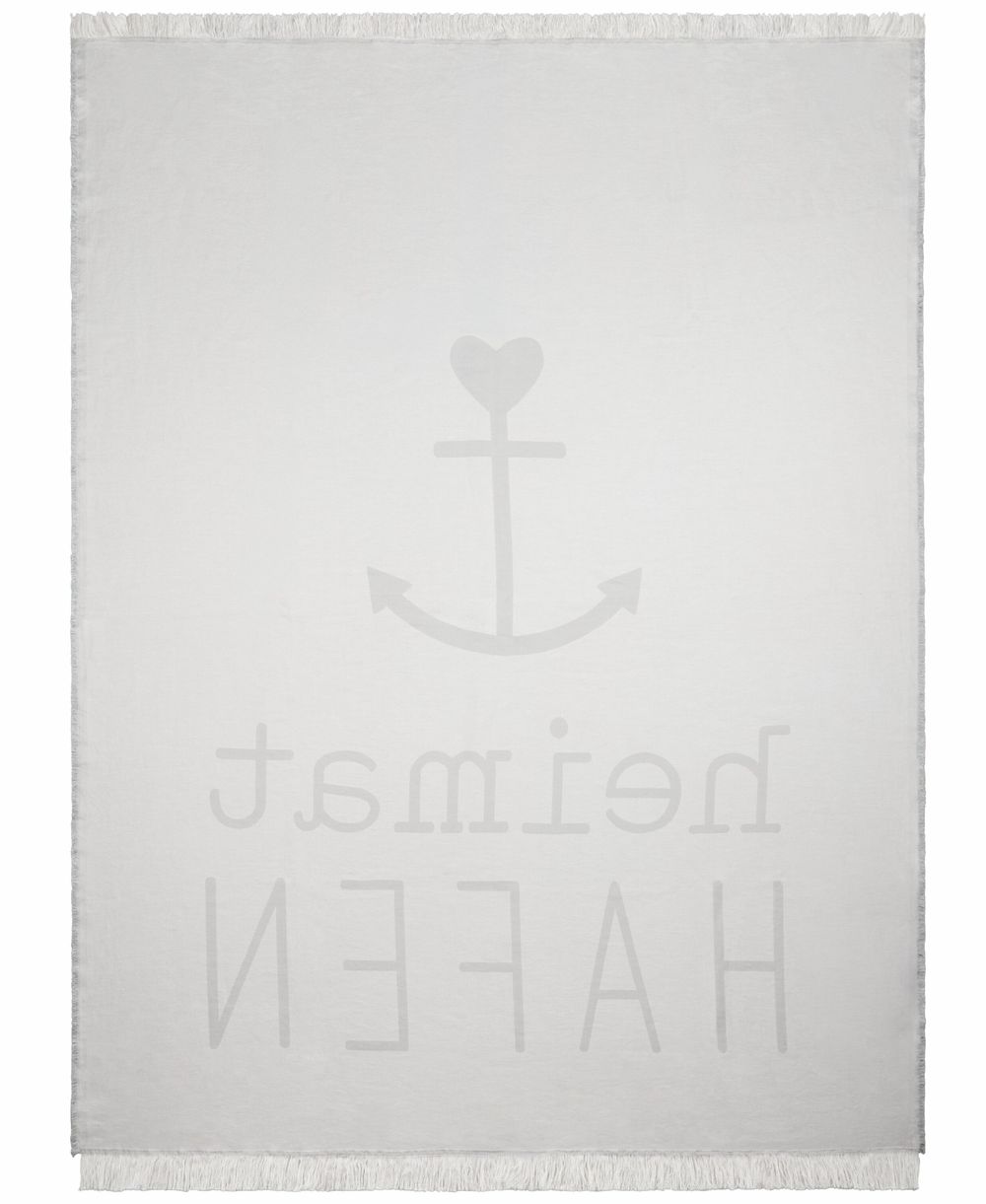 Rückseite der Decke mit dem Schriftzug Heimathafen auf der räder Decke